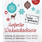 Plakat Herforder Weihnachtsbasar